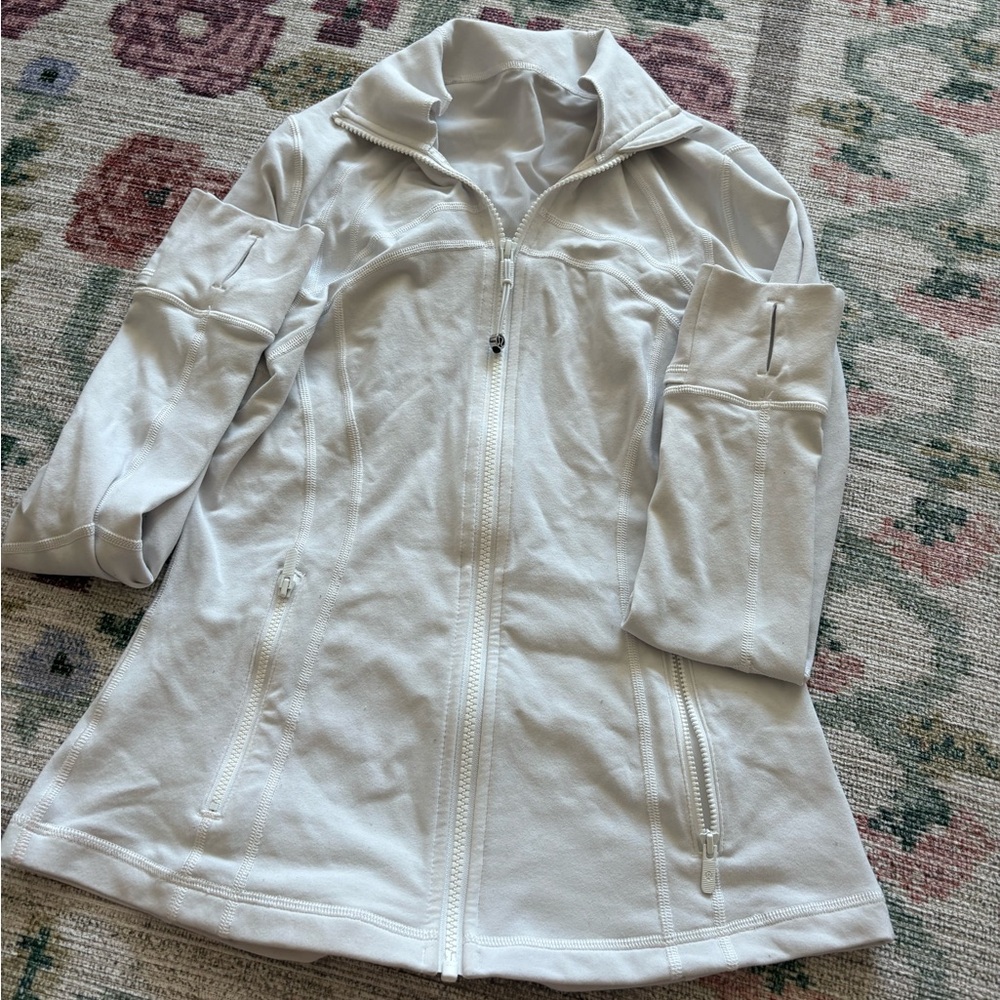 Lululemon Women's White Zip-Up Jacket